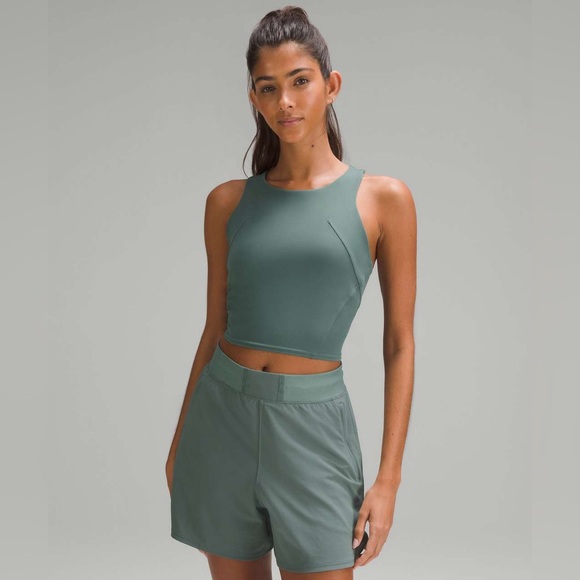 lululemon athletica Tops - Lululemon Wunder Train Racerback Tank Top
Medium Forest